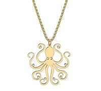 DUOWEI Collier tentacule en émail pieuvre Pendentif animaux océan pour femmes filles Charms Bijoux océan Cadeaux, Zinc