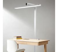 Duowell Ra≥99 Lampadaire Led Puissant,3800lm Liseuse Lampe de Lecture,UGR≤ 13 Protection des Yeux Lampe de Bureau Enfant,Lampadaire sur Pied Salon,Chambre Enfant,Bureau,Blanc,5500Lux(40cm)