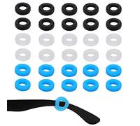 duoyif Retenue De Lunettes 15Paires Crochet d'Oreille Lunette Rond En Silicone, Crochet Anti Glisse Lunettes, Supports De Lunettes Antidérapant, Support Pour Empêcher Les Lunettes De Tomber