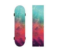 duoyif Skateboards Grip Tape, Planche à Roulette Bande, Bande De Planche à Roulettes Grip, Griptape Pour Longboard Skateboards - No Bubbles, Étanche, Antidérapant, Résistant à l'Usure, 84 x 23 cm (A)