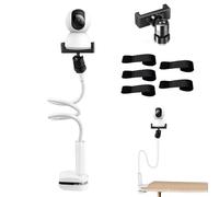 duozoanz Support de moniteur de bébé, support universel flexible pour bébé vidéo, clip pour lit de bureau, pour ABM700/SM50B/UU24/BM01/HB6550/HB65/HB6560 support Webcam