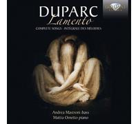 Duparc: Lamento - Complete Songs by DUPARC,HENRI [Audio CD] NEUF