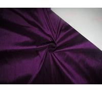 Dupioni Tissu 100 % pure soie Violet 137 cm