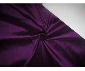 Dupioni Tissu 100 % pure soie Violet 137 cm