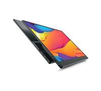 DUPLEE - Ecran LED - 15.6" - portable - 1920 x 1080 Full HD (1080p) @ 60 Hz - IPS - Mini HDMI, 2xUSB-C - noir