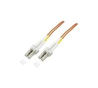 Duplex connecteur lc lc 50 125µ multimode om3 2m turquoise o0312.2