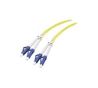 EFB-Elektronik O0350.1 câble de Fibre Optique 1 m OS2 LC Jaune O0350.1, 1 m, OS2