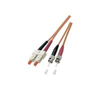 Duplex connecteur st sc 50 125µ monomode om2 2m orange o6353.2