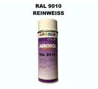 Dupli Color Pulvérisation 400ml Brillant Séchage Rapide RAL9010 Blanc Pur Laque