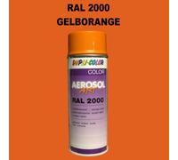 Dupli Color Spray 400ml Brillant Sèche Rapidement RAL 2000 Orange Jaune