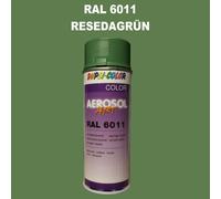 Dupli Color Spray 400ml Brillant Sèche Rapidement RAL 6011 Vert Réséda Peinture
