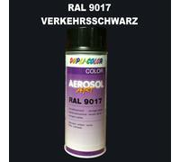 Dupli Color Spray 400ml Brillant Sèche Rapidement RAL 9017 Noir De Trafic
