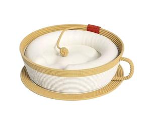 Duplicate Word Finder Buy Me A Coffee 4 × 3 AA 28 Mots 192 caractères Panier en Forme de Tasse à café, Tapis à gratter en Corde de Coton | Lit de Repos intérieur créatif, Tapis de Jeu avec Co