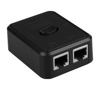 Duplicateur Commutateur Gigabit RJ45 Passif Fonction Switch Ethernet 2 Ports Splitter Réseau 1000Mbps sans Alimentation Mini Switch pour Mode A et B 1 Entrée 2 Sorties et 2 Entrées 1 Sortie