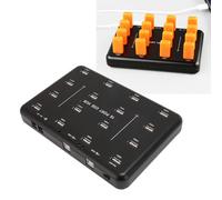 Duplicateur de Clé USB 1 à 16, Cloneur et Testeur A-100 Multiples, 480 Mbps Haute Vitesse, Copieur pour Lecteurs de Cartes, Cartes TF (Prise UE)