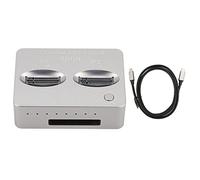 Duplicateur de Disque Dur Double Baie, M.2 NVME Cloner Station d'accueil Duplicateur SATAs USB 3.2 Type C Gen2 X 20 Gbps Dual Bay Offline Clone Docking Station