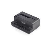 M.2 NVMe to 2.5/3.5" SATA Drive Duplicator, Dual Bay Cloner - Solid state / duplicateur de disque dur - 2 Baies (SATA-600 / PCI Express (NVMe)) -