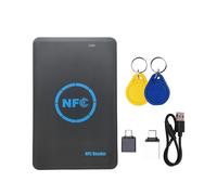 Duplicateur de Puces Intelligentes RFID 5 Fréquences + 2 Porte-Clés CUID, Lecteur NFC, Copieur HID 125K/IC/ID 13,56M, Clone de Jetons 125K.