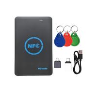 Duplicateur de Puces Intelligentes RFID 5 Fréquences + Lecteur de Porte-Clés 3xUID NFC, Copieur HID 125K/IC/ID 13,56M 125K, Clone de Jetons.