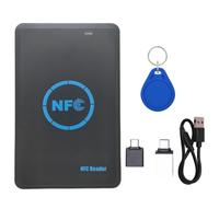 Duplicateur de puces intelligentes RFID 5 fréquences + lecteur de porte-clés UID NFC, copieur HID 125K/IC/ID 13,56 MHz 125 kHz, graveur de jetons