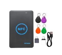 Duplicateur de Puces Intelligentes RFID 5 Fréquences + Lecteur Porte-Clés 4xUID NFC, Copieur IC/ID 13,56 Mbit/S, 125 Kbit/S, HID 125 K, Clone de