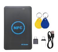 Duplicateur de puces RFID 5 fréquences + 2 lecteurs NFC porte-clés CUID, copieur HID 125K/ IC/ID 13,56M, graveur de jetons 125K
