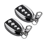 Duplicateur de télécommande, 2 télécommandes de portail, ouvre-porte 433, 92 MHz avec voyant LED, duplicateur à 4 boutons avec boucles déverrouillage pour porte garage, ouvre-