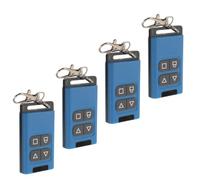 Duplicateur de Télécommande à 4 Boutons 4 Pièces 433 Mhz | Mémoire Large, Compatibilité Multifréquence, pour Portail Télescopique et Porte de Garage, Usage Maison ou Pro