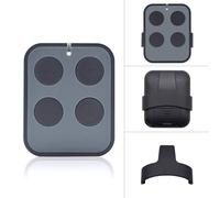 Duplicateur de télécommande de portail,ouvre-porte de garage Multifrequency,émetteur porte-clés 4 en 1,code roulant Hz 433.92MHz Compatible avec Nice CAME CLEMSA PUJOL SOMFY RTS et autr - Type Grey