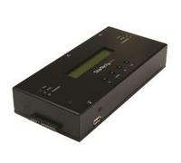 StarTech.com Duplicateur et Effaceur de Disques Durs Autonome 1:1, Cloneur/Copieur de Disques Durs SAS et SATA, Duplicateur et Nettoyeur de Disques Durs, Écran LCD, Conforme à la Norme TAA