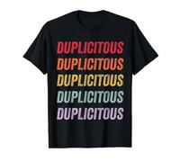 Duplicité T-Shirt Graphique avec Valeur, Homme, Noir, S