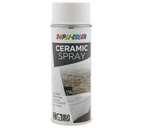 Duplicolor 467257 Emaille Peinture à Effet Martelé Résistant à la Chaleur Spray, Blanc, 400 ML