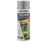 Duplicolor 467530 Emaille Peinture à Effet Martelé Résistant à la Chaleur 690 Celsius, Argent, 400 ML