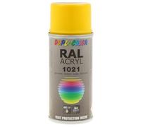 Duplicolor 626630 Spray Acrylique Ral 1021, Jaune Colza Brillant, 150 ML