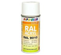 Duplicolor 626890 Spray Acrylique Ral 9010, Blanc Pur Brillant, 150 ML