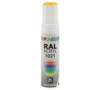 Duplicolor 676956 Stylo de Retouche Peinture à Effet/Fluorescent DS 1021, Jaune Colza Brillant, 12 ML