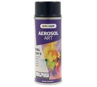 Duplicolor 787829 Spray Aérosol Art RAL 5011, Brillant, 400 ML | Acrylique de qualité supérieure avec un très bon pouvoir couvrant, sèche à la poussière après 10 minutes - Adhère au bois
