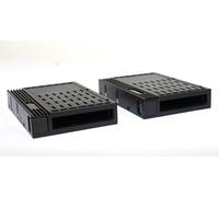 DupliM Lot de 2 adaptateurs de disque dur 2,5" pour baies de disque dur 3,5" SATA 2,5" à 3,5"