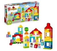 LEGO DUPLO Classic 10935 La Ville Alphabet, Jouet Éducatif, Apprendre Couleurs et Lettres