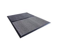 Duplo Kit désinfectant pour Tapis Humide et Sec 730x960 mm Gris. Surtout pour Les endroits très fréquentés