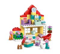 LEGO Duplo Peppa Pig La Maison Familiale - Jeu Éducatif pour Enfant en Bas Âge - Set Montessori - Motricité - 5 Figurines & Accessoires de Maison de Poupée - Cadeau pour Fille ou Garçon 2 Ans 10467