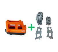 Duplo-Lokomotive (orange) + Pistes