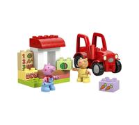LEGO DUPLO Peppa Wutz Tracteur et Stand de Marché, Jouets de construction