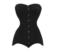 DUPLUSFUN Corsets pour femmes Long torse Corset haut surbuste Bustiers Corsets femmes minceur taille formateur Corset modélisation sangle à lacets grande taille Corsets pour le corps