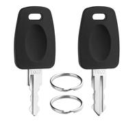 Dupoem 2 Pièces Clés de Sécurité pour Cadenas et Valises TSA 007&002, Compatibles avec Serrures TSA et Crochets de Voyage, Outil de Déverrouillage d'Urgence pour Valises, Acier Noir Résistant