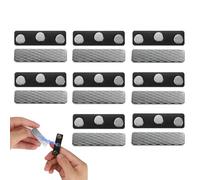 Dupoem 8 Paires Aimants de Rideau Magnétiques Puissants avec Adhésif Fort et Design Anti-Lumière,pour Rideaux Opaques, Moustiquaire Fenêtre Magnétique, Aimant Rideau - Bureau et Chambre à Coucher