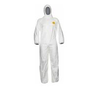 DuPont Tyvek 200 EasySafe Veste de protection chimique avec capuche, catégorie III, type 5 et 6 | Blanc | Taille XL