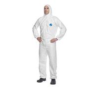 DuPont Tyvek 200 EasySafe Veste de protection chimique avec capuche, catégorie III, type 5 et 6 | Blanc | Taille M