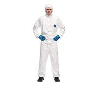 DuPont Tyvek 500 Xpert | Vêtement de Protection Chimique, à Capuche, Catégorie III, Type 5-B et 6-B | Robuste et Légère | Blanc | Taille XL