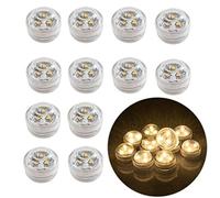 duquanxinquan 12PC Lumière LED Submersible,Lumiere Piscine,Éclairage IP67 Lampes sous-Marines,Lumières Paysage Coloré Décoratives Éclairage Étanche pour La Piscine,étang,Aquarium,Vase,Salle de Bains